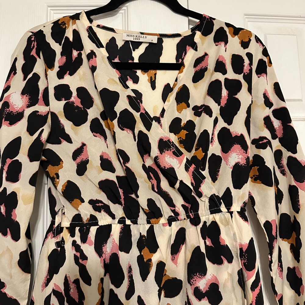 Leopard print pink maxi dress - Picture 3 of 7